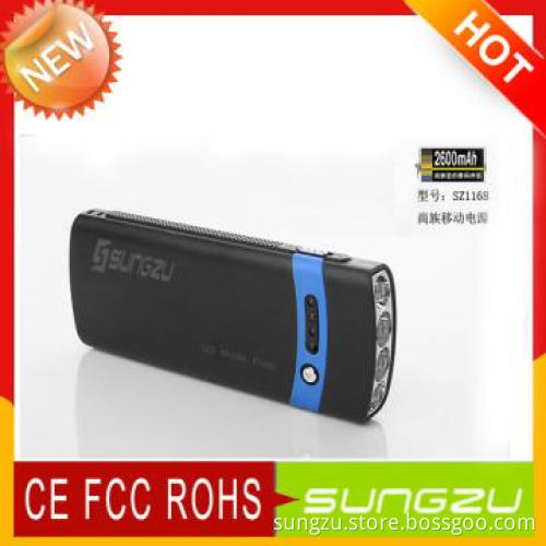 Factory Product! 2600mah Power Power Charger For Smartphone/IPhone